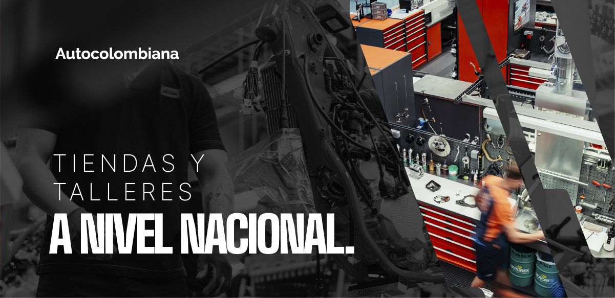 KTM Autocolombiana en Bogotá, Medellín y Pereira.
